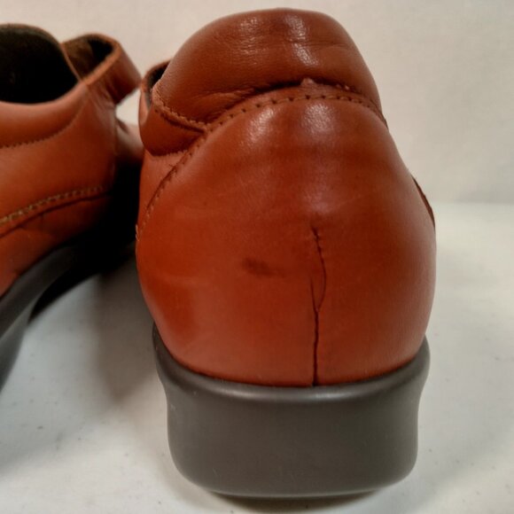 SAS San Antonio Shoes Roamer Shoes Women 11 N Narrow Brown Leather Mary Janes - Picture 14 of 16